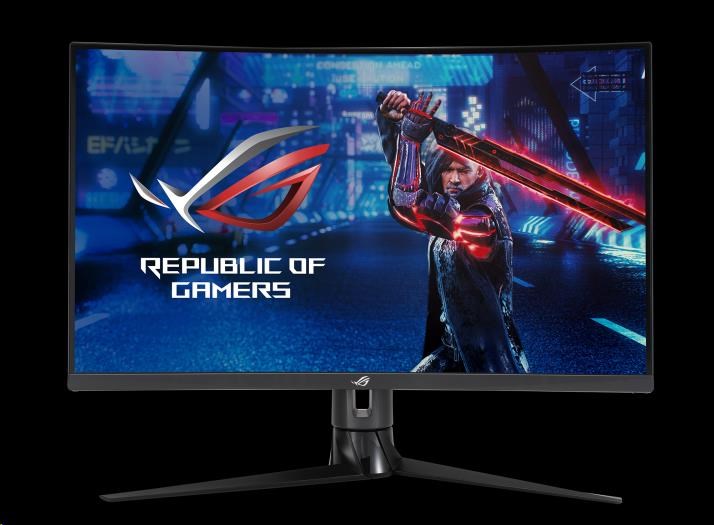 ASUS LCD 31,5palcový XG32WCS ROG Strix 2560x1440 Curved 180Hz 1ms (GTG) Fast VA USB Type-C FreeSync HDR