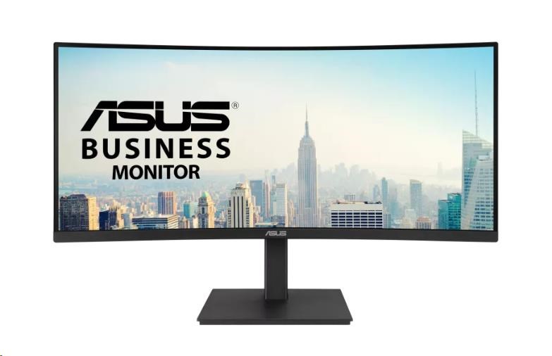 ASUS LCD 34palcový VA34VCPSR Docking Monitor, WQHD, 1500R Curvature, PD 96W, RJ45, USB hub, Low Blue Light, Flicker Free