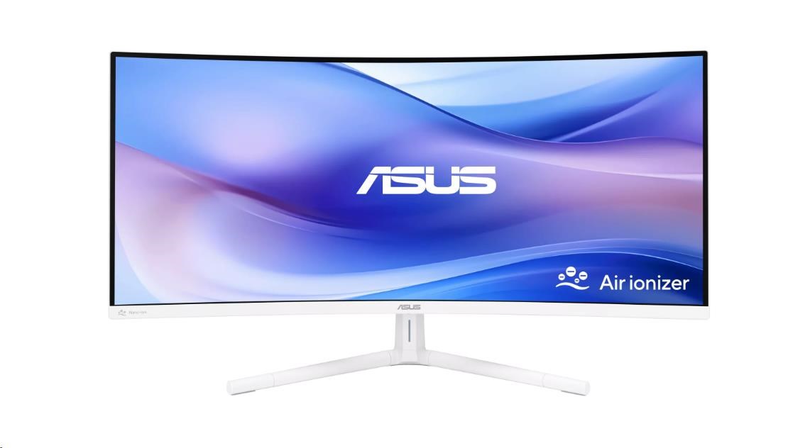 ASUS LCD 34palcový VU34WCIP-W Eye Care 3440x144 Frameless, 100Hz, USB-C PD 65W, Stereo Speakers, Care Plus technology