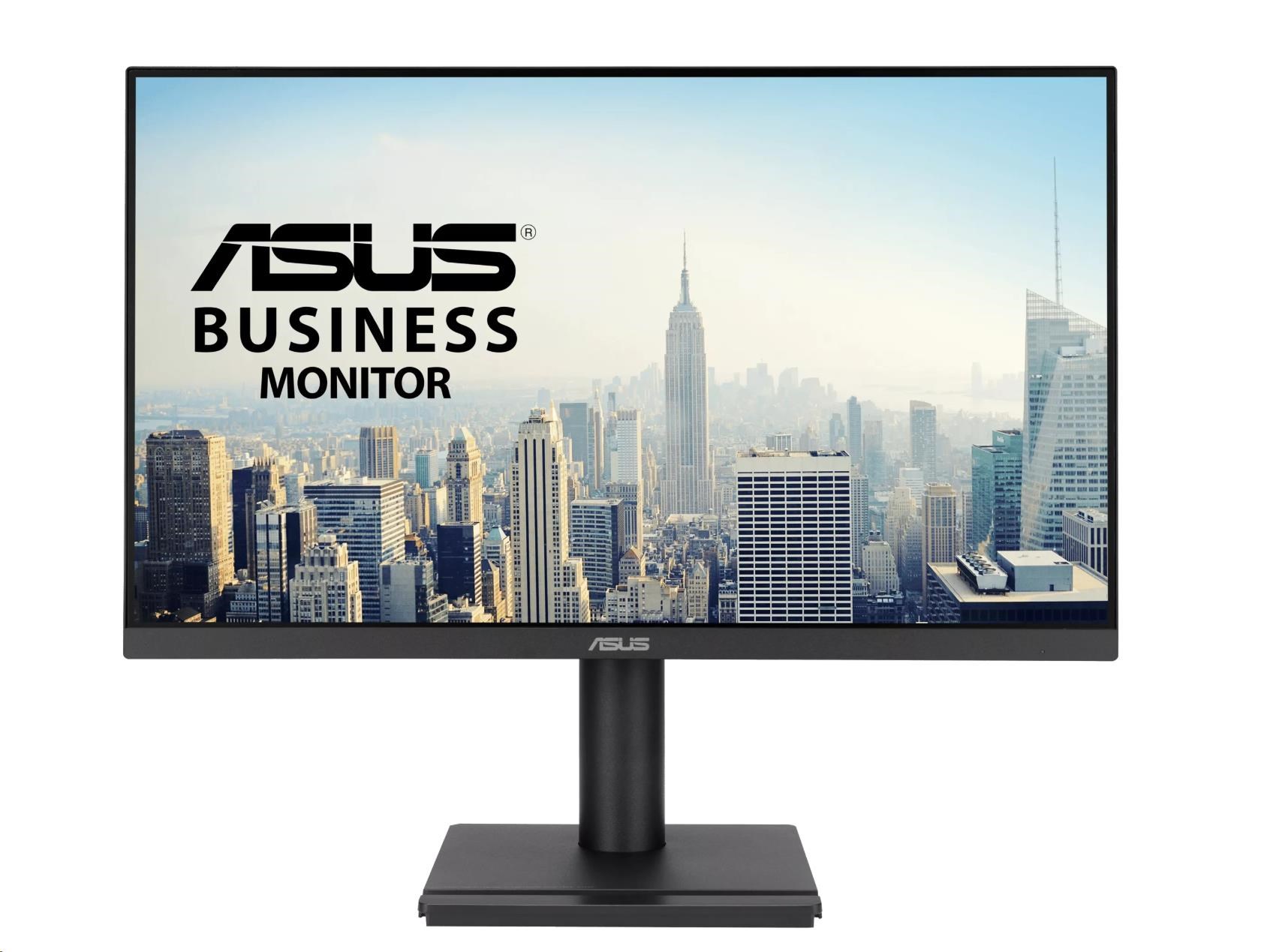 ASUS LCD 23,8palcový VA249QGS Business Monitor 1920x1080 IPS Full HD Frameless 120Hz Adaptive-Sync 1ms MPRT HDMI DP VGA