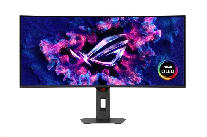 ASUS LCD ROG Strix OLED XG34WCDG, 34palcový 3440x1440, 250nits, 175Hz, 0,03ms, 178/178, USB, DP, HDMI, Audio, VESA, Black