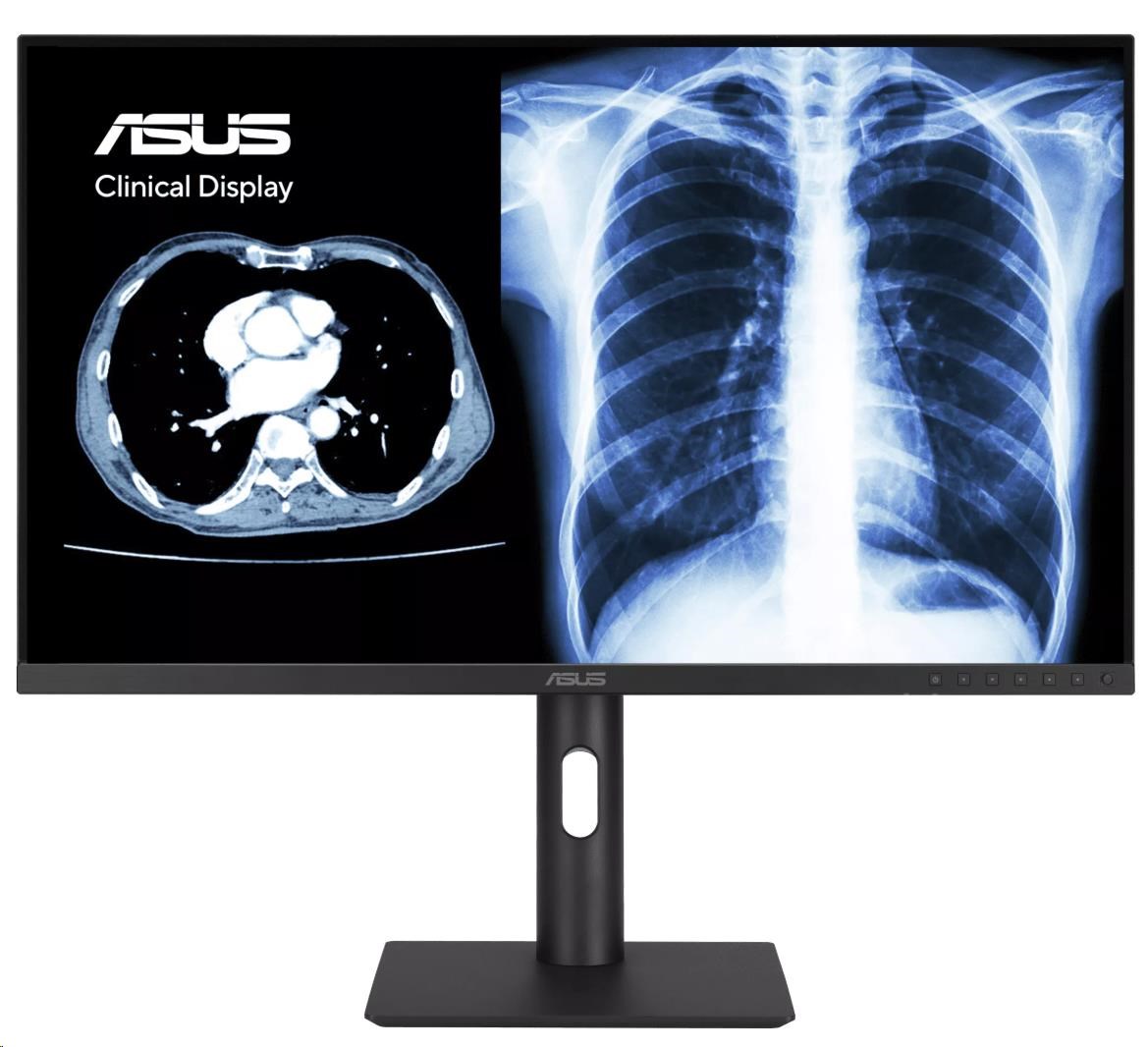 ASUS LCD 24palcový MH2441A Clinical Monitor, 2560x1440, Flat, 5ms, Antibacterial, Pivot, Ergonomic, HDMI, DP, VESA