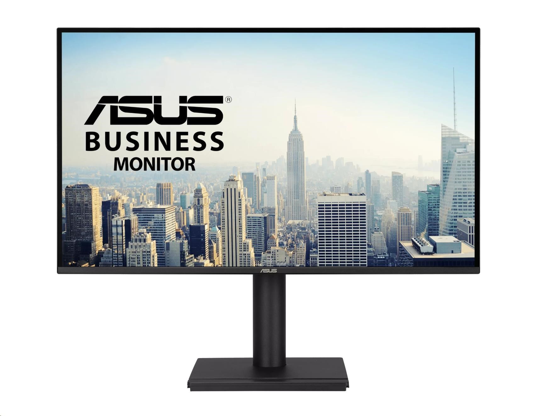 ASUS LCD VA27AQSE, 27palcový 2560x1440, 350nits, 1ms, 75Hz, Repro, Audio, Vesa, DP, HDMI, VGA, Black