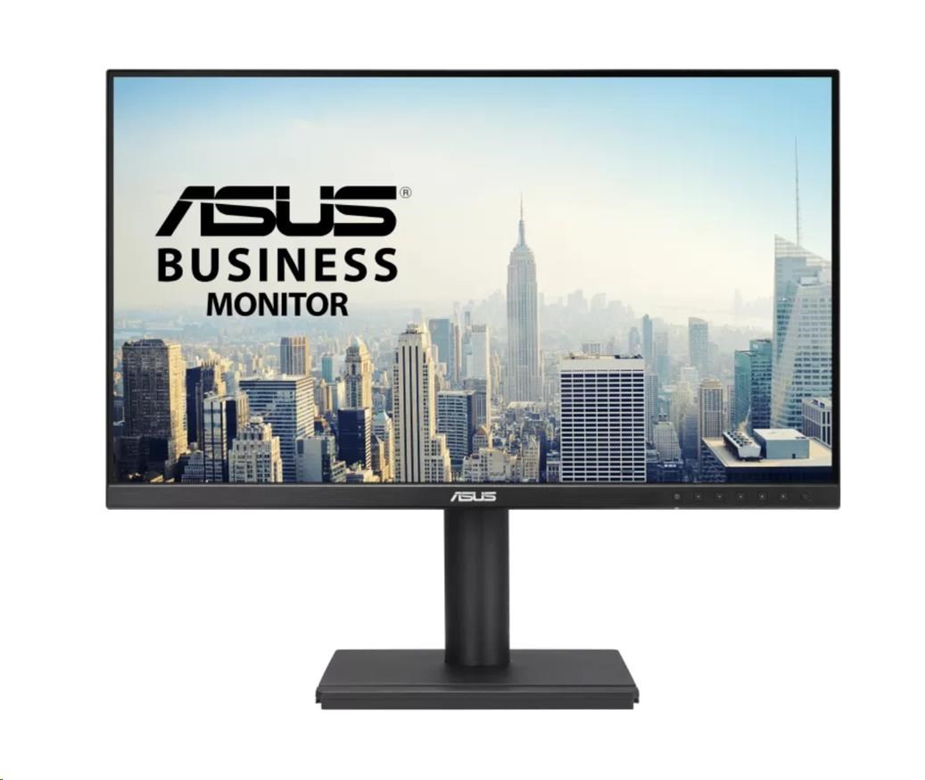 ASUS LCD BE249QG, 23,8palcový FHD, 350nits, 5ms, 120Hz, DP, HDMI, VGA, USB, Audio, Repro, Vesa, Black