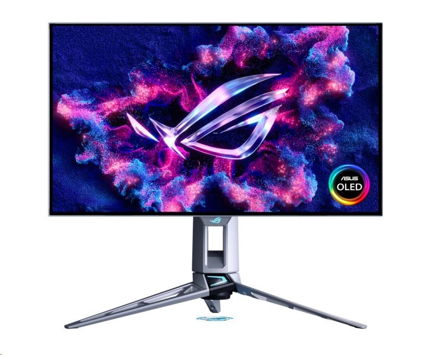 ASUS LCD 27palcový ROG Swift OLED PG27AQWP-W Gaming monitor, 2560x1440, Flat, G-Sync, 2K 520Hz/HD 720Hz, 0,02ms, HDMI, DP, VES
