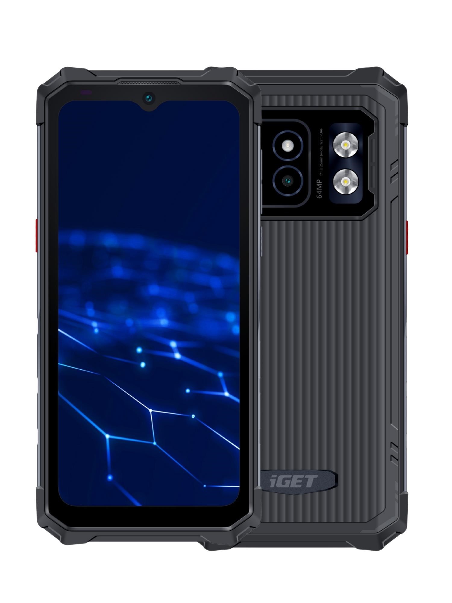 iGET T2 – 6,6" smartphone 8GB/256GB, černý