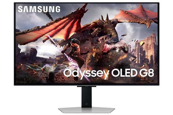 BAZAR - SAMSUNG MT LCD 32palcový Odyssey OLED G8 (G80SD), Smart, QD OLED UHD 4K, Rovný, AI Procesor, 240Hz, 0,03ms - Poškozený