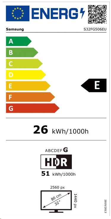 SAMSUNG MT LED LCD 32palcový LS32FG506EUXEN