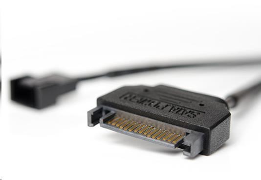 NOCTUA Adaptér NA-SAC5, Molex na 4-pin ventilátor, černá