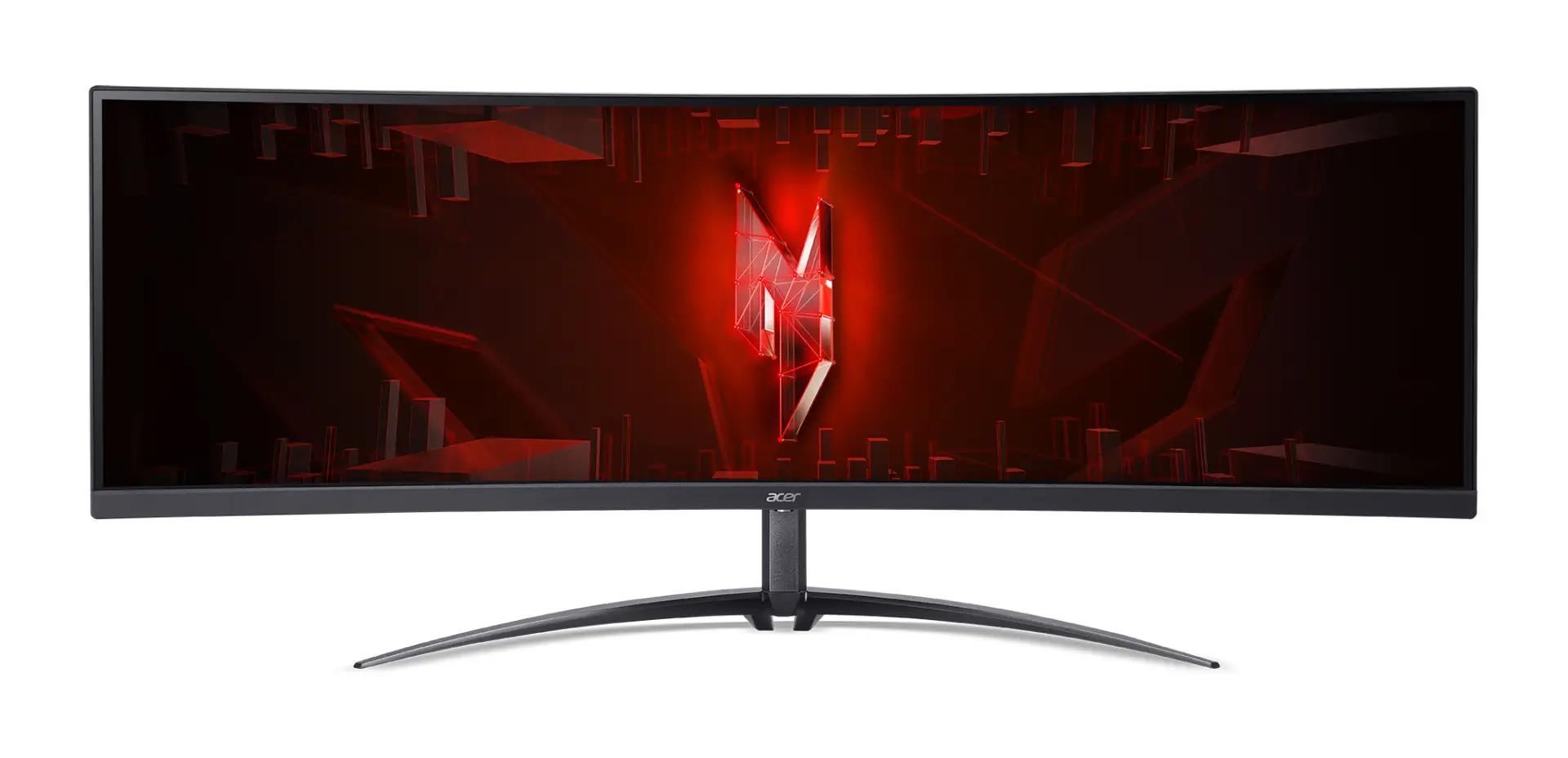 ACER LCD Nitro XZ452CUVbemiiphuzx-44,5palcový,VA LED Curved,5120x1440,165Hz,450cd/m2,178°/178°,1ms,HDMI,DP,USB,VESA,REPRO,HDR