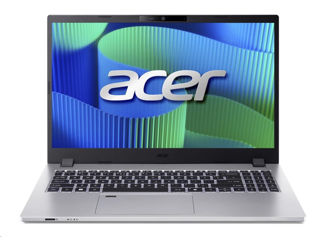 ACER NTB TravelMate P2 15 (TMP215-55-TCO-55B2), Core 5 120U, 15,6" FHD, 16GB, 512GB SSD, Intel Graphics, W11 Pro, Silver