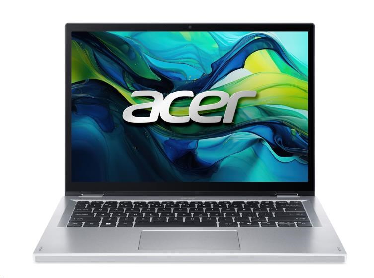 ACER NTB Aspire Go Spin 14 (AGSP14-31PT-33QY), Core 3 N355, 14" WUXGA Touch, 16GB, 512GB SSD, Intel Graphics, W11 Home, Silver