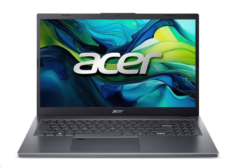 ACER NTB Aspire 15 (A15-61M-R3KV), Ryzen 7 8840HS, 15,6" FHD, 8GB DDR5, 512GB SSD, Radeon 780M, Linux, Steel Gray