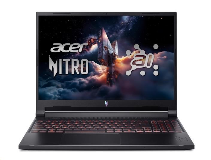 ACER NTB Nitro V 16 AI (ANV16-42-R6KN), Ryzen 7 260, 16" WQXGA 180Hz, 32GB, 1TB SSD, RTX 5060, W11 Home, Black