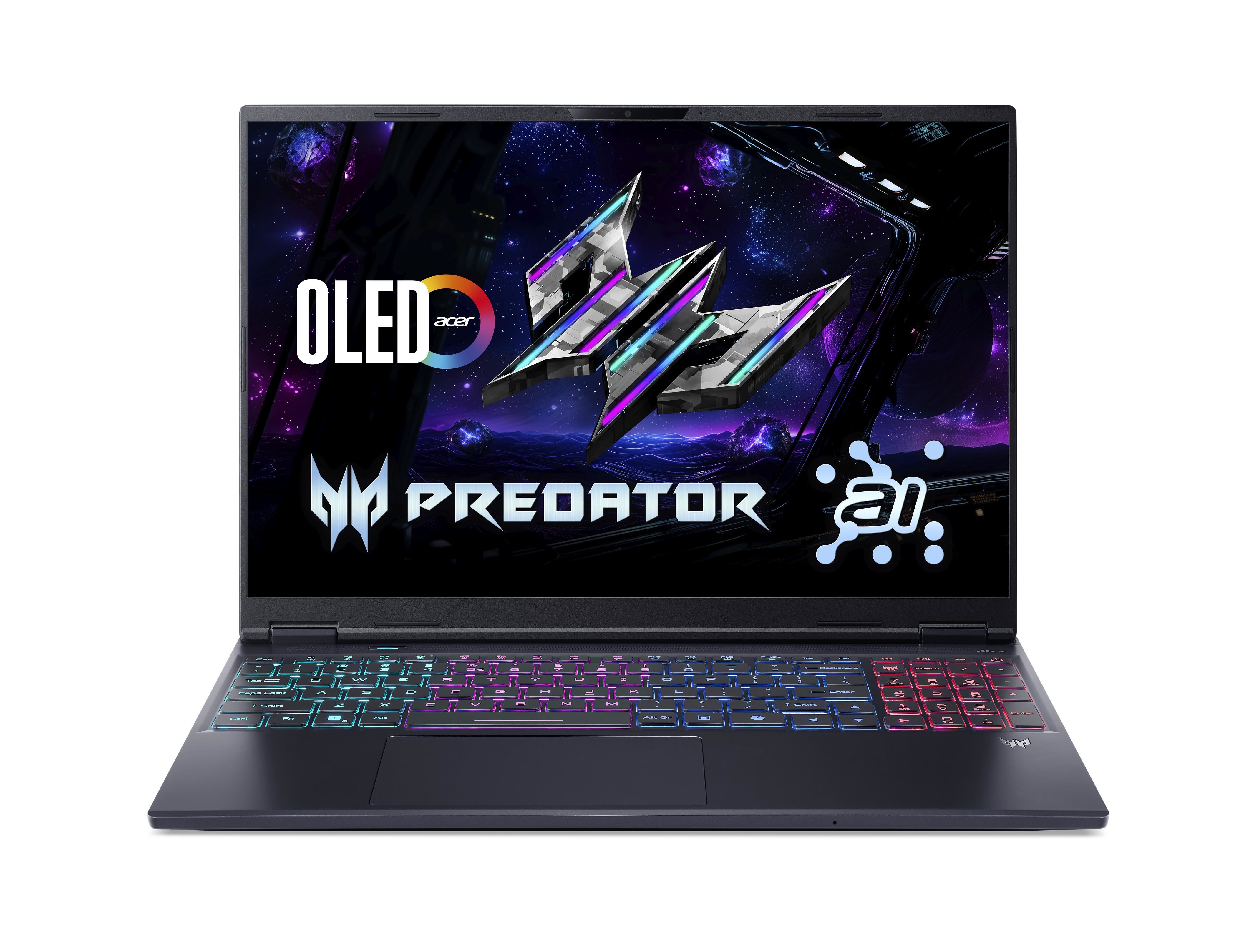 ACER NTB Predator Helios Neo 16S AI (PHN16S-71-90BU), Core Ultra 9 275HX, 16" WQXGA OLED 240Hz, 32GB, 1TB SSD, RTX 5060, W11 Home, Black