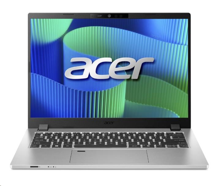 ACER NTB TravelMate P2 14 (TMP214-56-TCO-56HZ), Core 5 120U, 14" WUXGA, 16GB, 512GB SSD, Intel Graphics, W11 Pro, Pure Silver