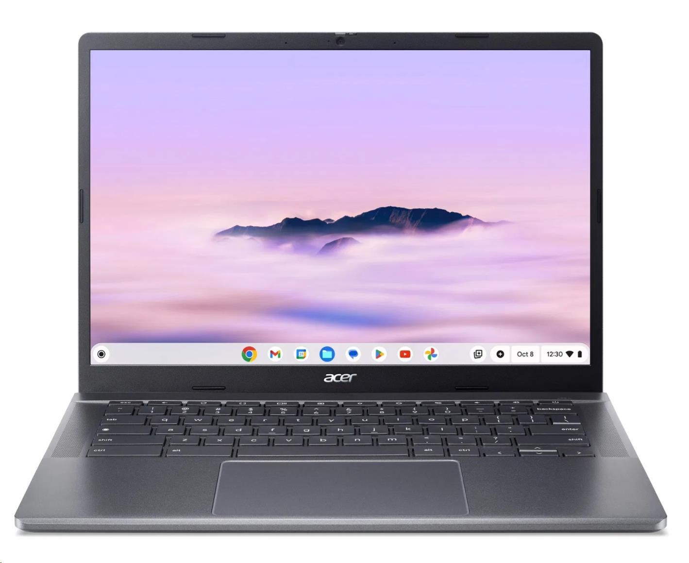 ACER NTB Chromebook Plus 514 (CB514-5HT-34JB), Core 3 100U, 14" WUXGA Touch, 16GB, 256GB SSD, Intel Graphics, ChromeOS, Steel Gray