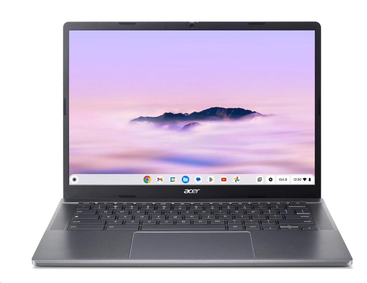 ACER NTB Chromebook Plus 514 (CB514-5HT-503H), Core 5 120U, 14" WUXGA Touch, 16GB, 256GB SSD, Intel Graphics, ChromeOS, Steel Gray