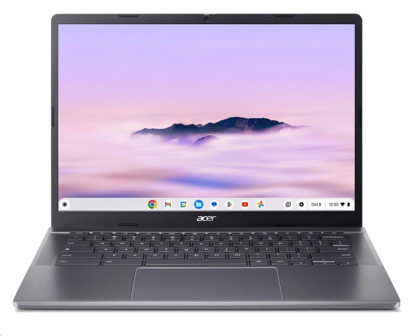 ACER NTB Chromebook Plus 514 (CB514-6HT-32YA), Core 3 N355, 14" WUXGA Touch, 8GB, 256GB SSD, Intel Graphics, ChromeOS, Steel Gray