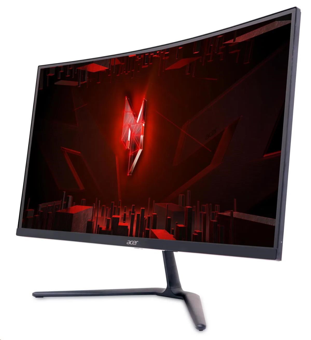 ACER LCD Nitro ED270W0bmiipx,27palcový FHD Curved,240Hz,250nits,1ms,Audio,Repro,Vesa,HDMI,DP,Black