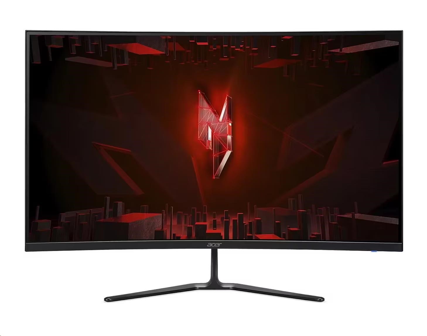 ACER LCD Nitro ED320QUS3bmiipx,31,5palcový Curved VA,2560x1440,180Hz,250nits,1ms,HDMI,DP,Audio,Repro,Vesa,Black