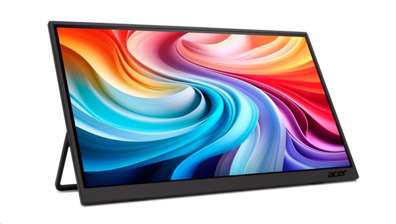 ACER LCD PM191QEbmiuux,47cm (18,5palcový) FHD,100Hz,250nits,7ms,Audio,Repro,HDMI,USB-C,Vesa,Black
