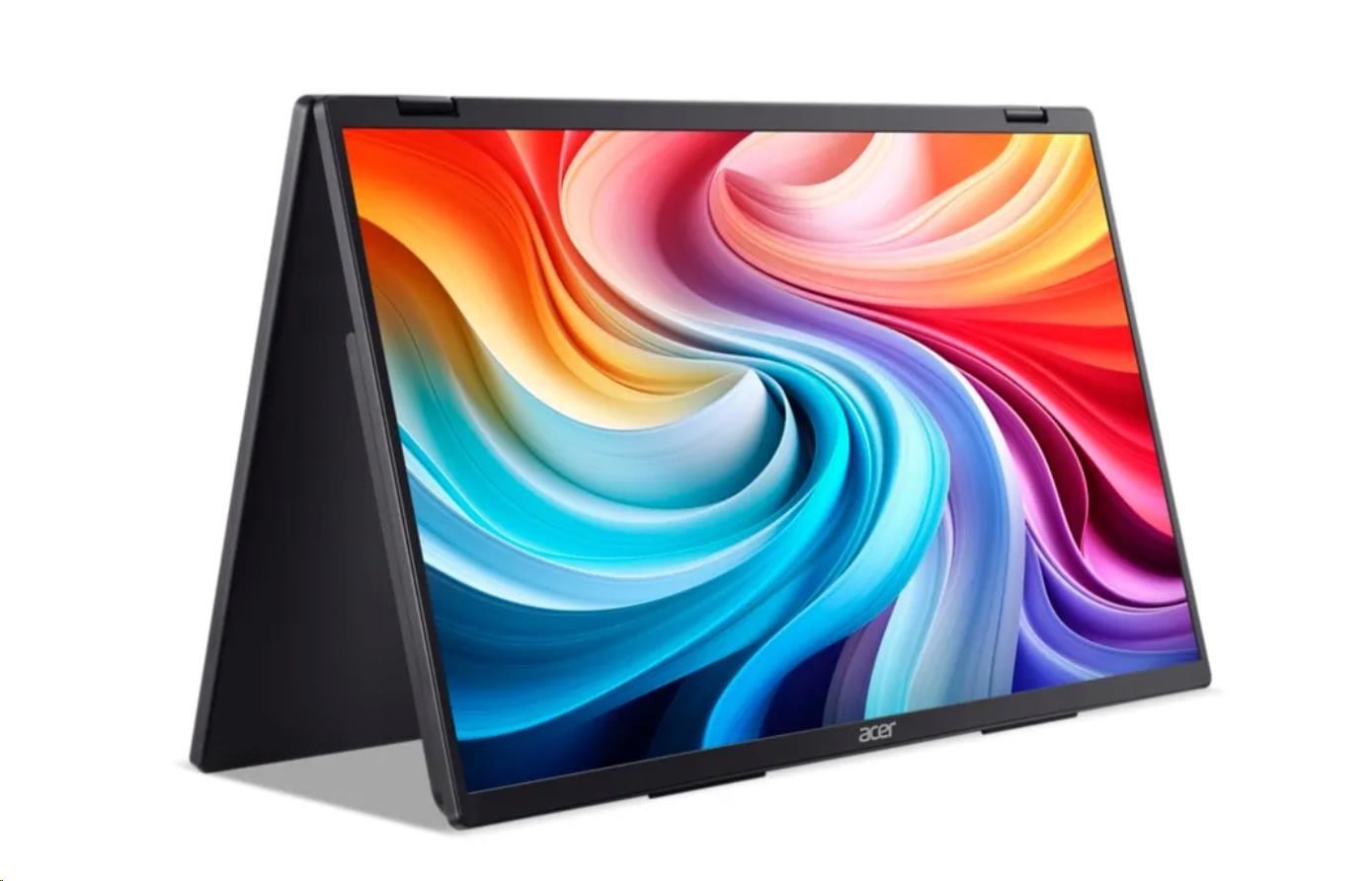 ACER LCD PD243YEbmiuux DUAL SCREEN,60cm (23,8palcový) FHD,100Hz,250nits,4ms,Audio,Repro,Vesa,HDMI,USB,Black