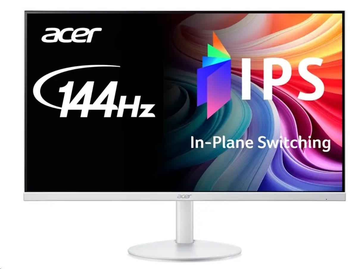 ACER LCD SA273P1wmix,27palcový FHD IPS LED,144Hz,250nits,178/178,1ms,VGA,HDMI,Audio,Repro,VESA,White