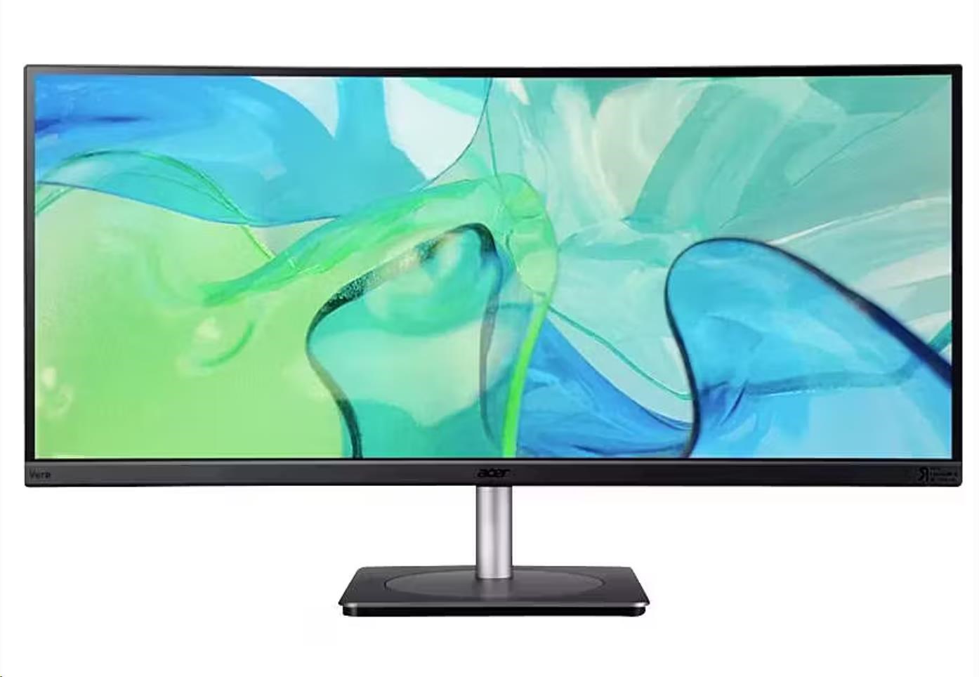 ACER LCD CB343CURDbemiiphcuzx,34palcový 3440x1440,IPS LED Curved 3800R,300nits,HDR10,Vesa,HDMI,DP,USB,Audio,Repro,Black