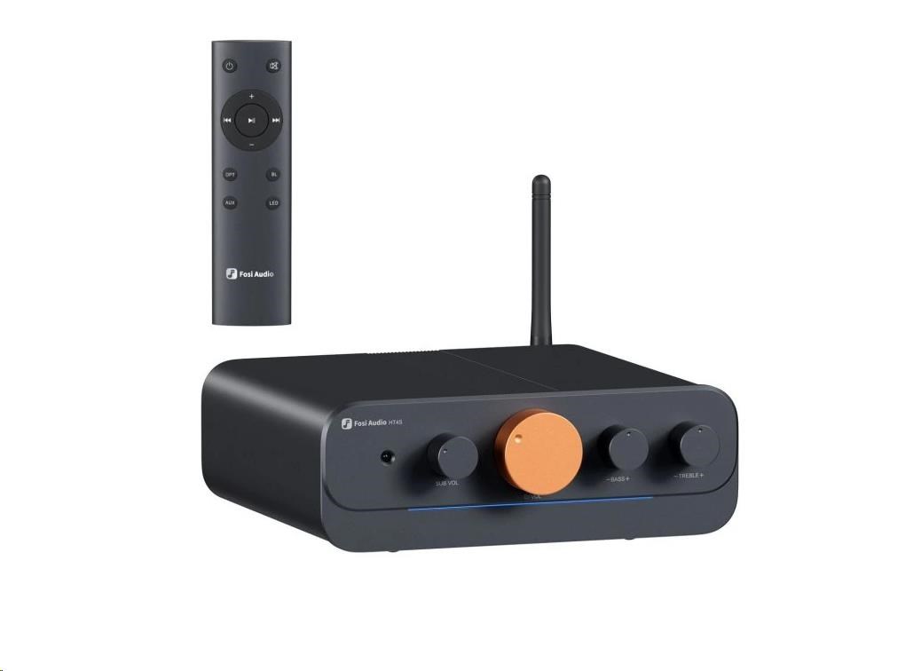 Kompaktní vícekanálový zesilovač s Bluetooth a optickým vstupem