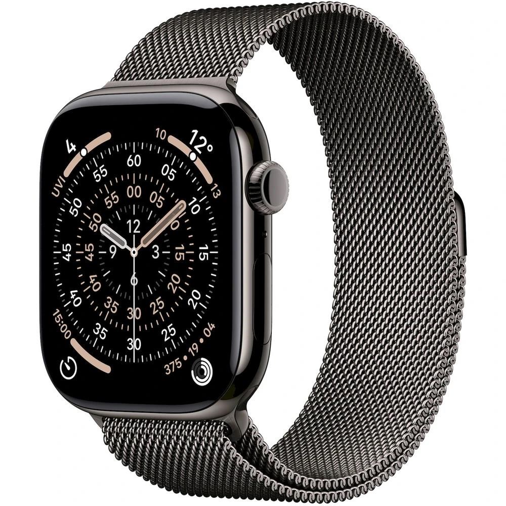 Apple Watch Series 11 - 46mm GPS + Cellular titan Slate Milanese Loop S/M (MFD34MP/A)