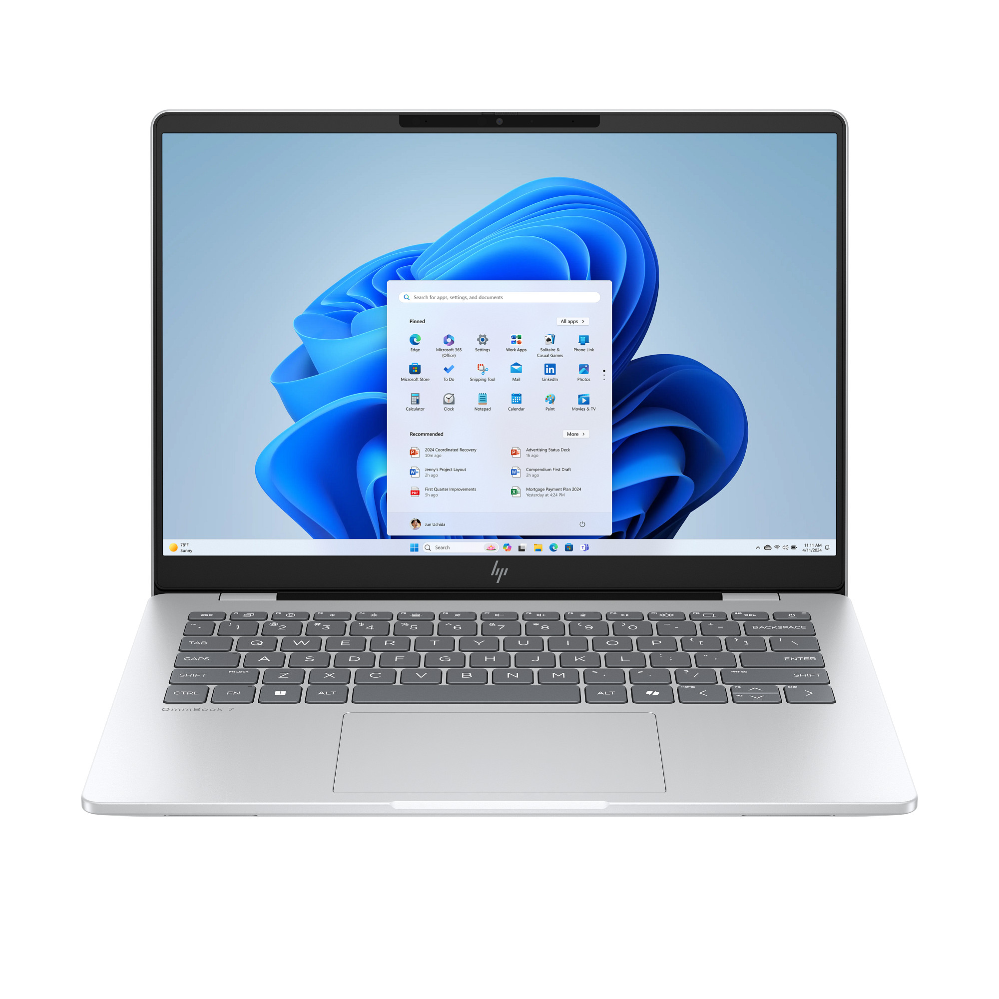 NTB HP OmniBook 7 AI PC 14-fr0000nc, Ultra 5-225U, 14 1920x1200 OLED, 16GB LPDDR5, SSD 1TB, Win 11,2Y On-Site