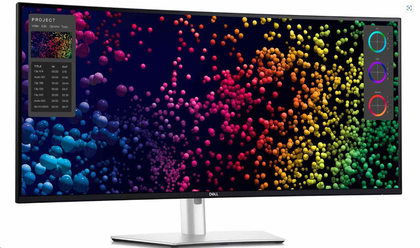 DELL LCD U4025QW - 39,7palcový/IPS/LED/QHD//5120 x 2160/21:9/120Hz/8ms/2000:1/450 cd/m2/Speaker/HDMI/DP/VESA/3YNBD (210-BMDV)