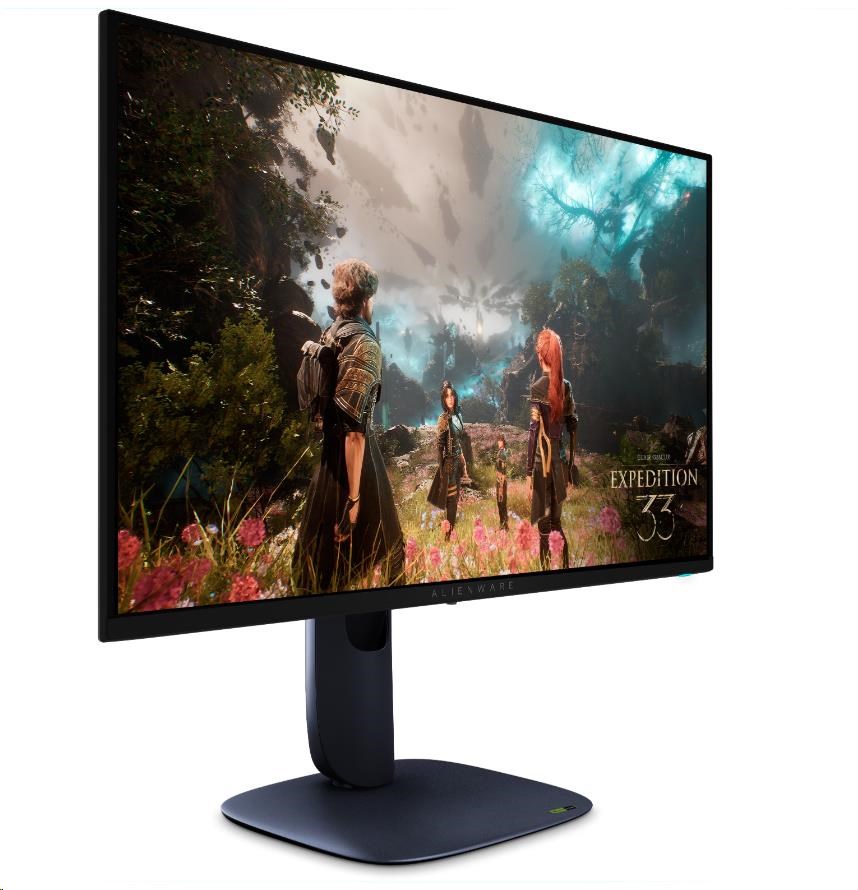 DELL LCD GAME-AW2725Q - 27palcový/OLED/3840x2160/16:9/240Hz/0.03ms/1500000:1/250 cd/m2/HDMI/DP/PIVOT/VESA/3YNBD (210-BQWV)