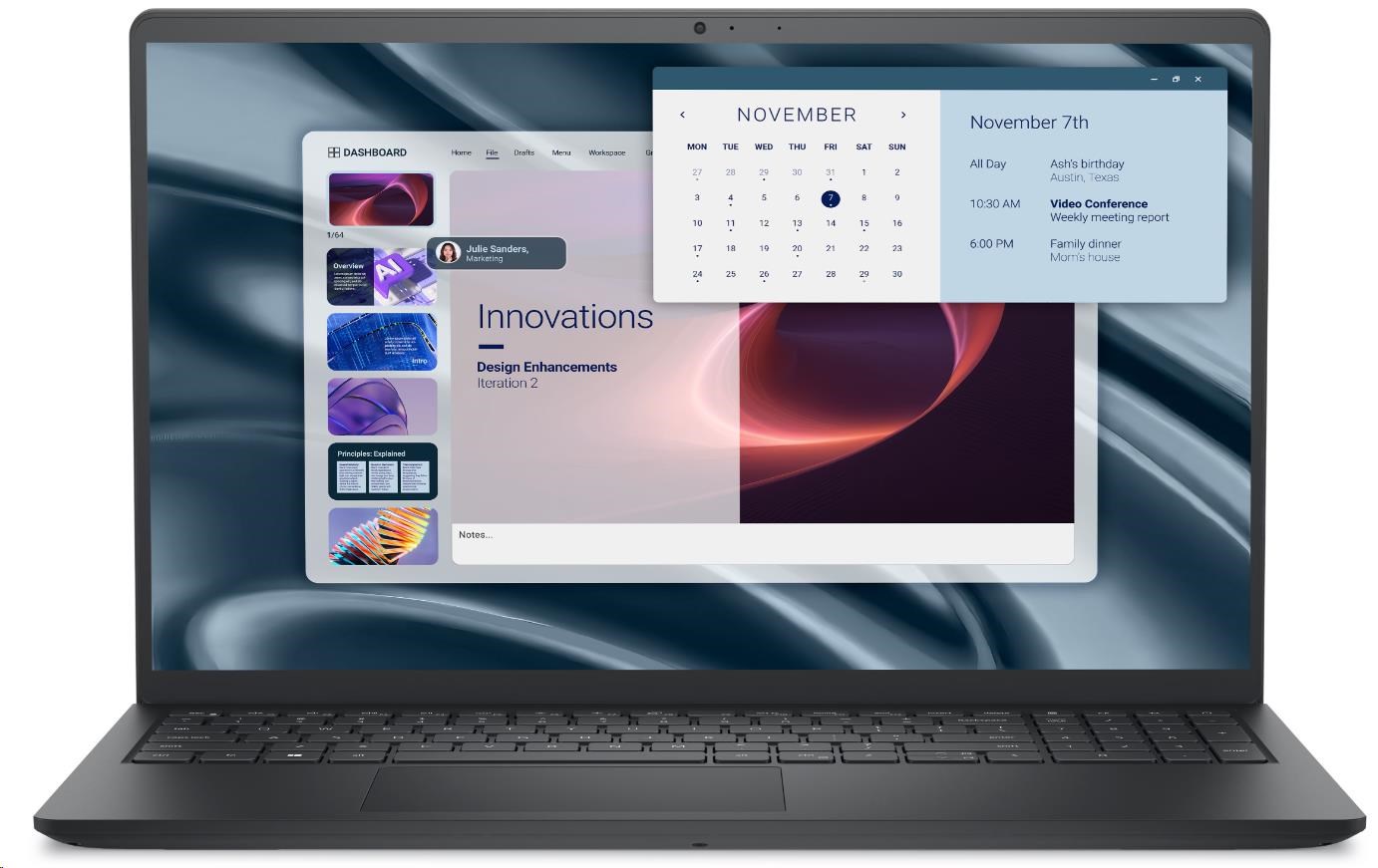 DELL NTB Pro 15 Essential PV15250/i5-1334U/16GB/512SSD/15.6 FHD/Intel UHD/65W/WLAN/Backlit Kb/W11P/3Y PS NBD
