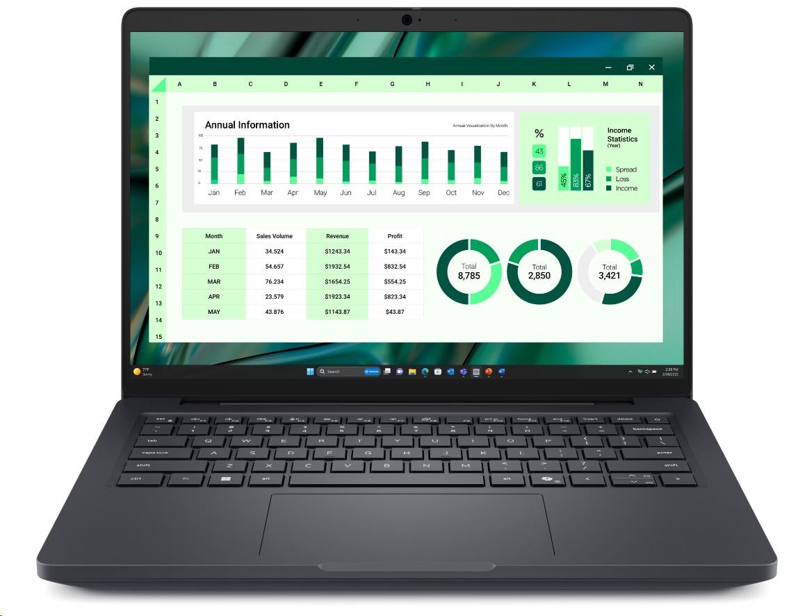DELL NTB Pro Max 14 MC14250/U7-265H/32GB/1TB SSD/14 FHD+/IR Cam & Mic/No AC Adapter/WLAN/vPro/Backlit Kb/W11P/3Y PS NBD