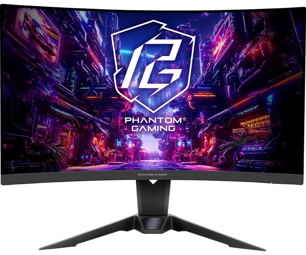 ASROCK LCD - 27palcový Gaming monitor PG27QRT2A, 2560 x 1440 QHD, 180Hz, 5000:1, 300cd/m2, 1ms, 2xHDMI, 1xDP