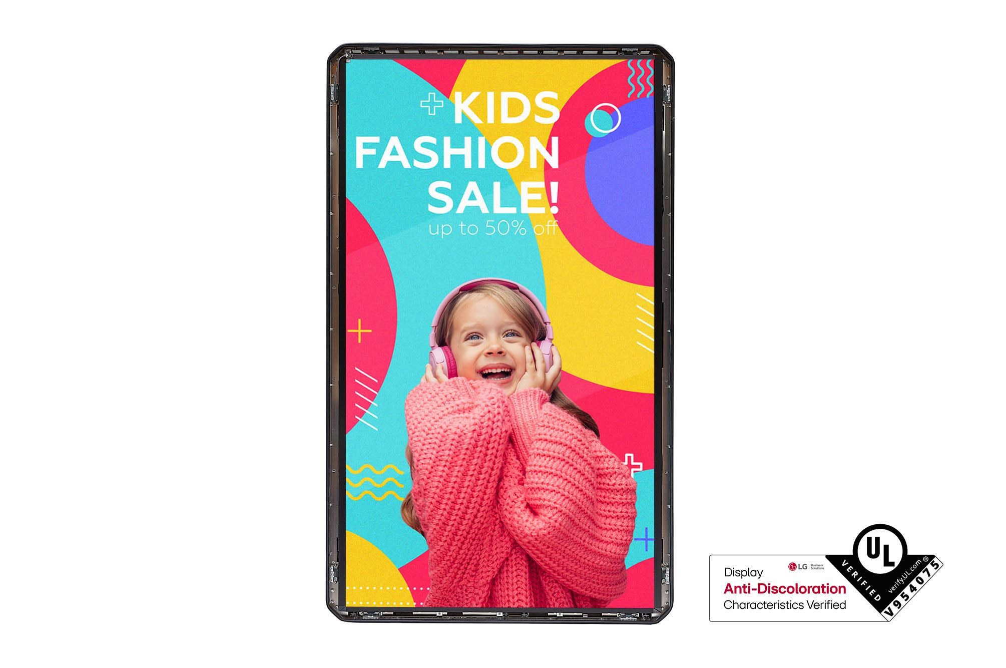 LG 86" signage 86XF3SK-B Single-sided Open Frame High Brightness, FHD, 3300nit, 24/7, webOS 6.0, M+