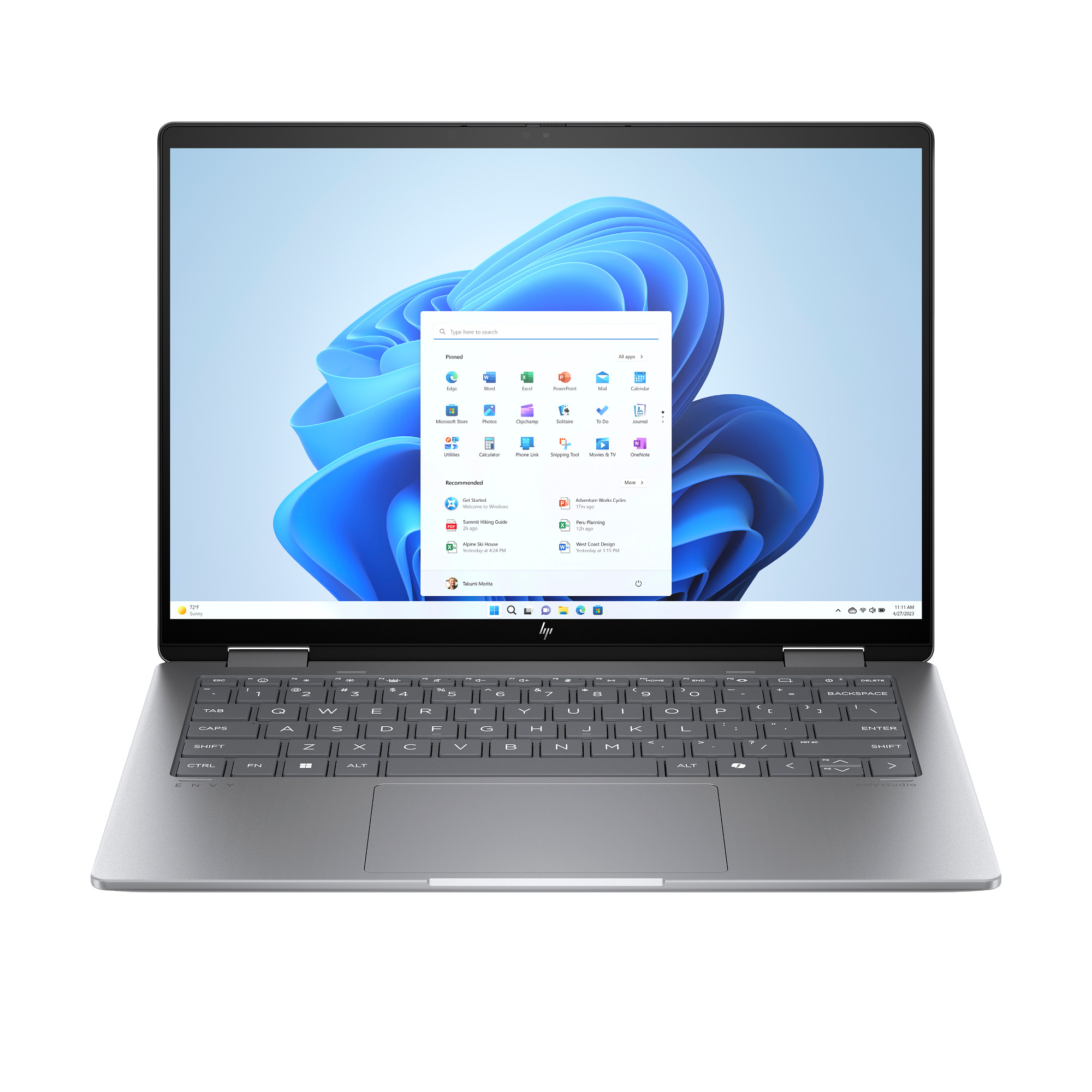 NTB HP ENVY x360 14-fc0000nc, 14 1920x1200 IPS 400 nits, Ultra 5-125U, 16GB DDR5,Intel Integrated,Win11 H,On-Site