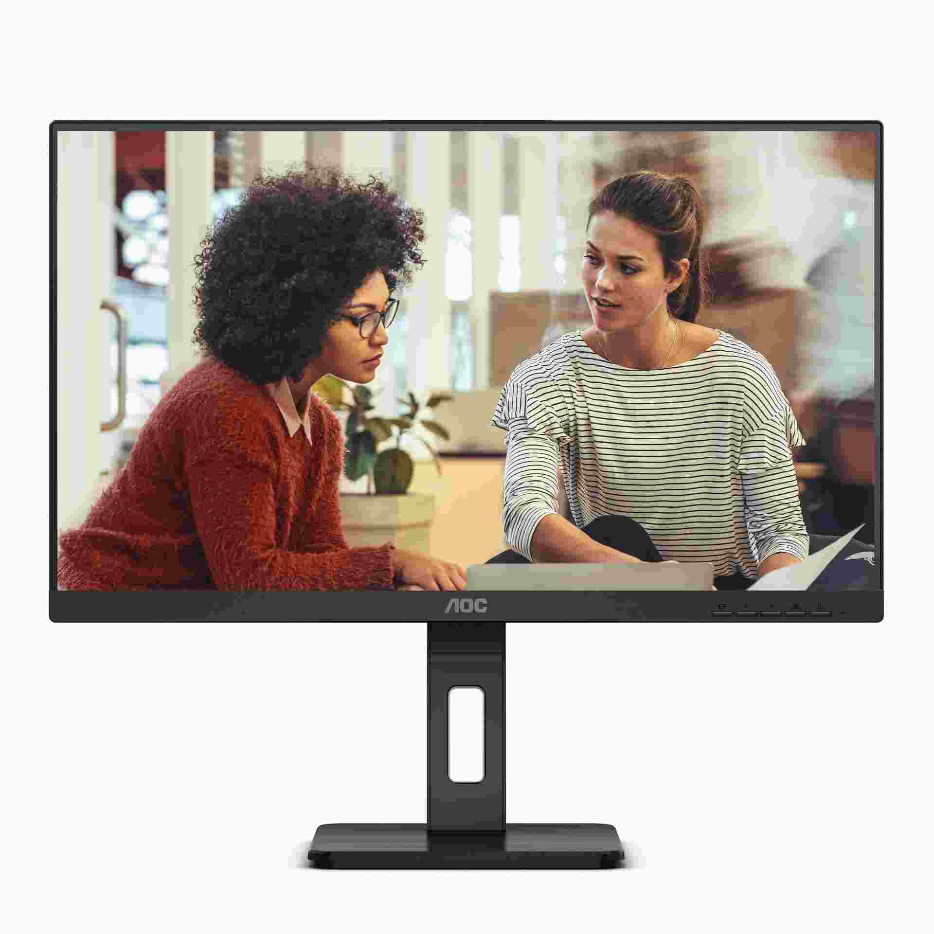 AOC MT IPS LCD WLED 23,8palcový 24E3QAF - IPS panel, 1920x1080, HDMI, DP, repro, pivot