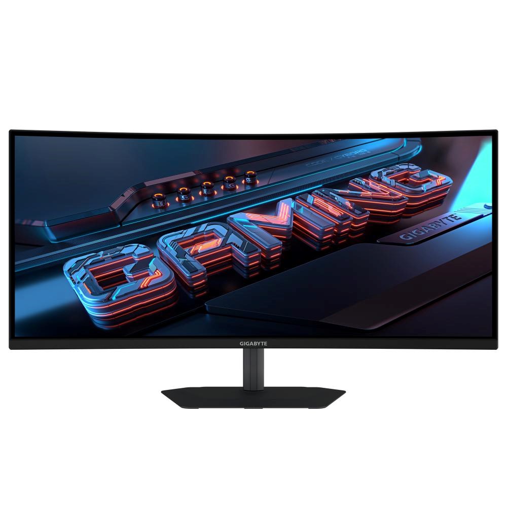 GIGABYTE LCD - 34palcový Gaming monitor G34WQC2, VA, 21:9, 3440x1440 QHD, 200Hz, 450 cd/m2, 1ms, 2xHDMI, 2xDP