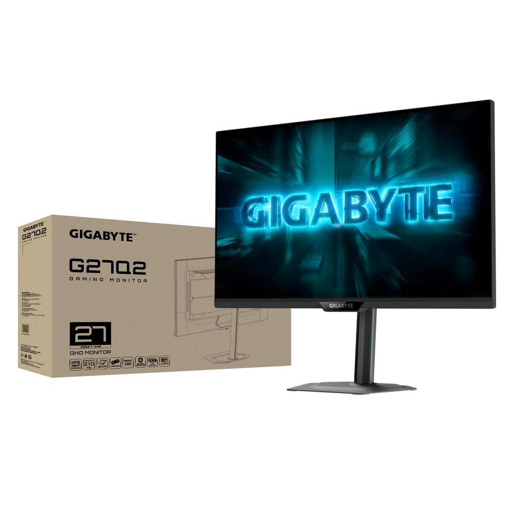 GIGABYTE LCD - 27palcový Gaming monitor G27Q2, IPS, 2560x1440 QHD, 200Hz, 1000:1, 350cd/m2, 1ms, 2xHDMI, 1xDP