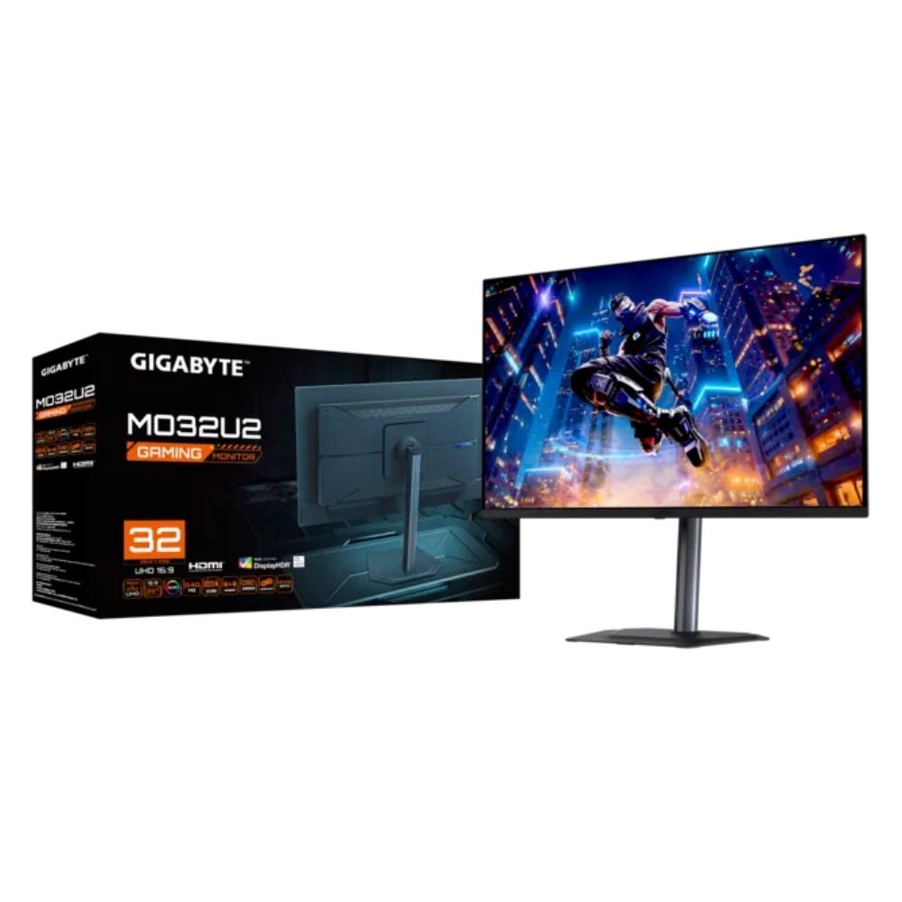 GIGABYTE LCD - 32palcový Gaming monitor MO32U2, OLED, 3840 x 2160 UHD, 240Hz, 1.5M:1, 250 cd/m2, 0.03ms, 2xHDMI, 1xDP