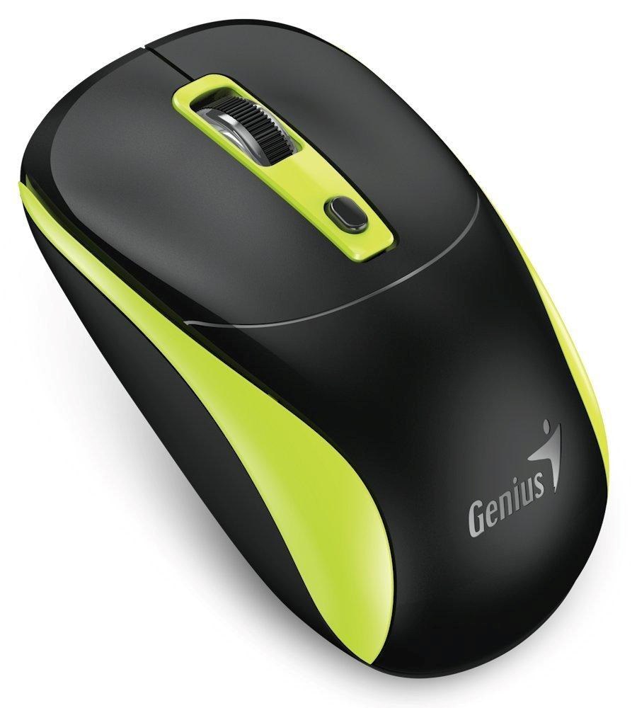 GENIUS myš NX-7123/ 1200 dpi/ bezdrátová/ Copilot/ černo-zelená