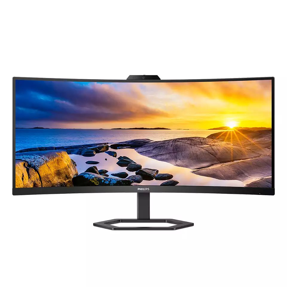 Philips MT VA LED 34palcový 34E1C5600HE/00 - VA panel, 3440x1440, HDMI, DP, USB-C, USB, repro, nast vysky, webcam