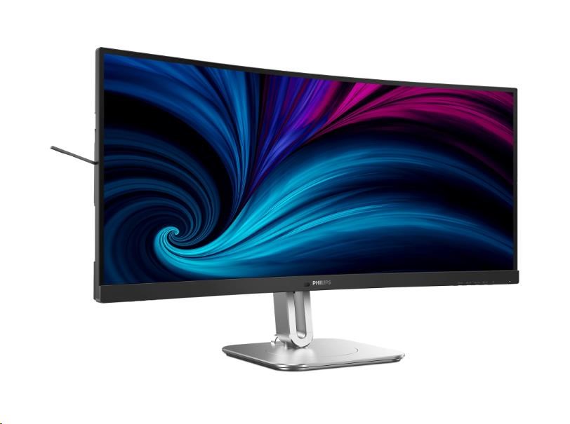 Philips MT VA LED 34palcový 34B2U5600C/00 - VA panel, 3440x1440, 2xHDMI, DP, USB-C, RJ45, USB 3.2, repro, nast vysky, zakriven