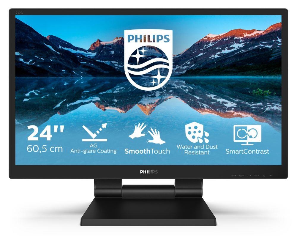Philips MT 23,8palcový 242B9TL - 1920x1080,IPS,60Hz,Dotykový,D-Sub,DVI,HDMI,DP,USBhub,Repro