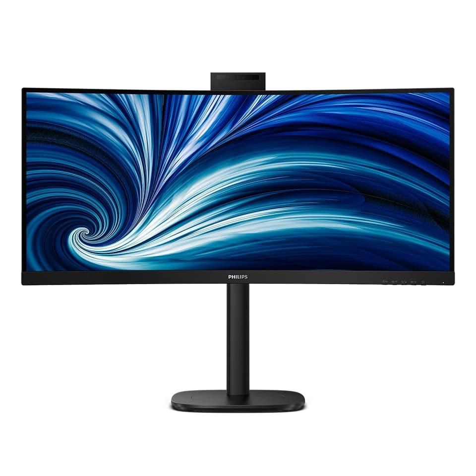 Philips MT 34palcový 34B2U3600CH - 3440x1440,VA LCD,120Hz,1xHDMI,1xDP,USBhub,USB-C,RJ45,Zakřivený,Repro