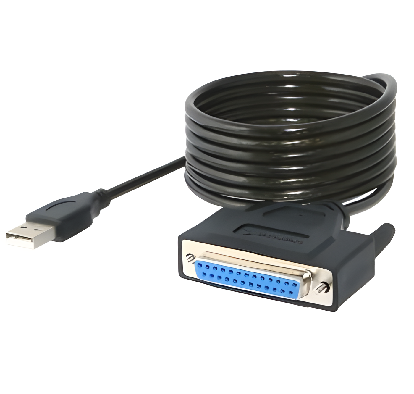 PREMIUMCORD Kabel USB printer kabel, USB na paralelní port, Černý