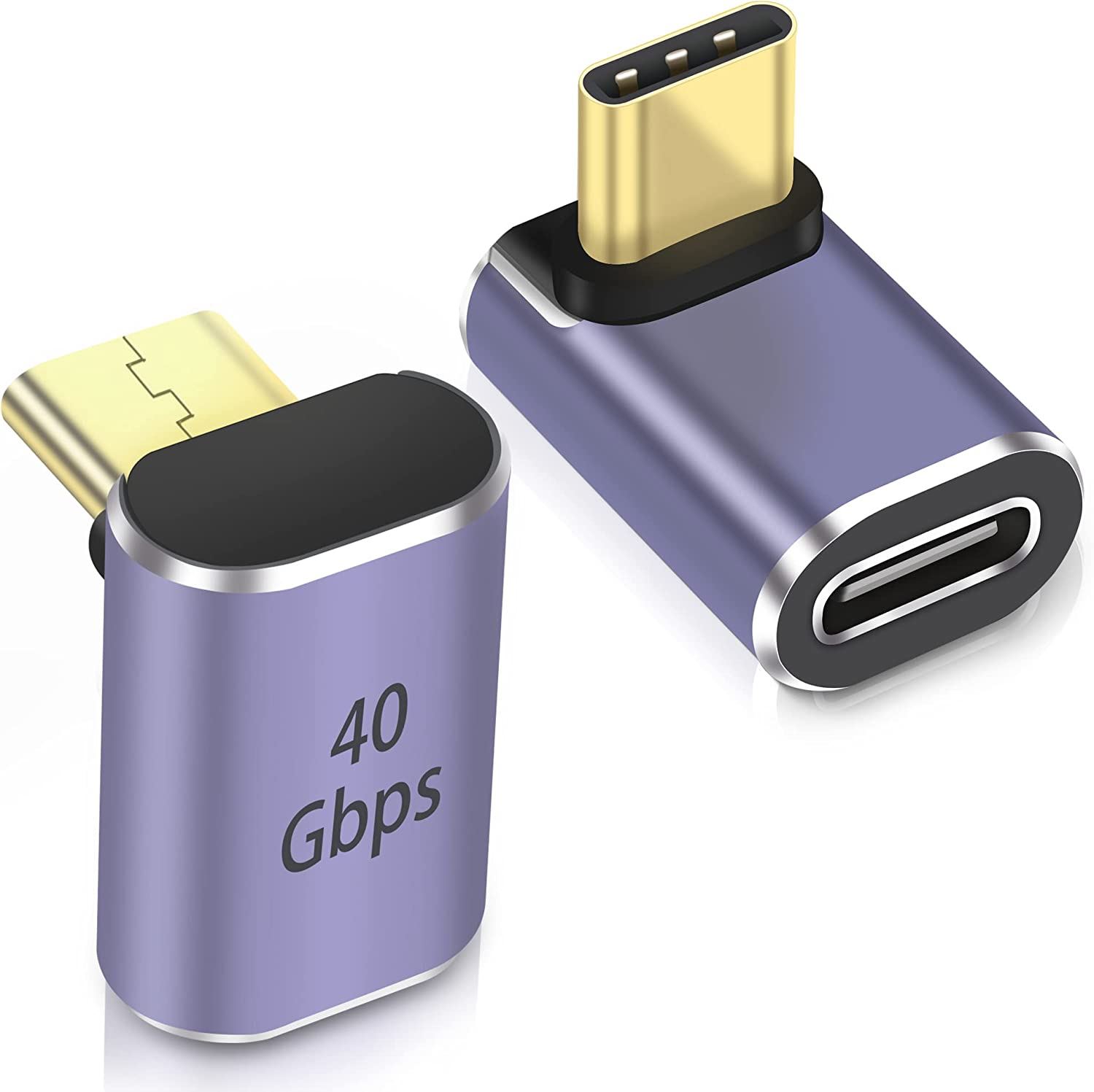 PremiumCord 90° Zahnutý Adaptér USB-C na USB-C, USB 4.0